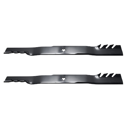 Oregon Lawn Mower Blades 2-pc Set, Gator G3, 22-7/8'' 96-370 for 46'' Deck, AYP, Ariens & More 528926